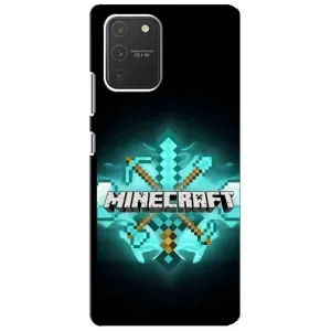 Чехол майнкрафт для Samsung Galaxy S10 Lite (MineCraft 2)