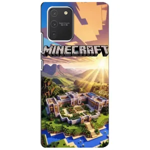 Чехол майнкрафт для Samsung Galaxy S10 Lite (MINECRAFT)