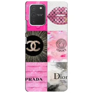 Чехол (Dior, Prada, YSL, Chanel) для Samsung Galaxy S10 Lite (Модница)
