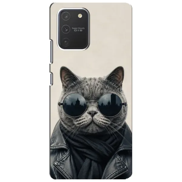 Чехол с рисунком «Модный кот» для Samsung Galaxy S10 Lite Чехол с рисунком «Модный кот» для Samsung Galaxy S10 Lite