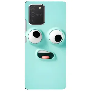 Силиконовые Чехлы (смешные стикеры) для Samsung Galaxy S10 Lite (Забавное мятное лицо)