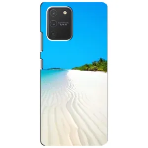 Летний Чехол на Samsung Galaxy S10 Lite (Море песок)