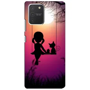 Дівчачий Чохол для Samsung Galaxy S10 Lite (На гойдалці)