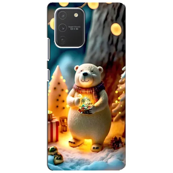 Чехол с рисунком «Новогодний ведмеженок» для Samsung Galaxy S10 Lite Чехол с рисунком «Новогодний ведмеженок» для Samsung Galaxy S10 Lite