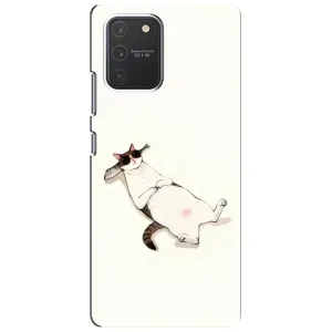 Чехол на тематику: Коты для Samsung Galaxy S10 Lite (Отдых)