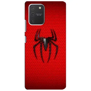 Чехол Супергерой Человека Паука на Samsung Galaxy S10 Lite (Паук марвел)