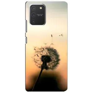Силіконовий Чохол з кульбабками на Samsung Galaxy S10 Lite (Роздмухана кульбабка)