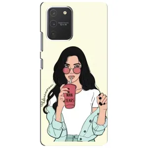 Силіконовый Чохол на Samsung Galaxy S10 Lite з картинкой Модных девушек (З напоєм)