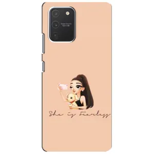 Силіконовый Чохол на Samsung Galaxy S10 Lite з картинкой Модных девушек (З собакою)