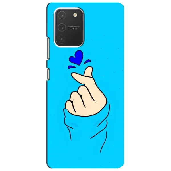 Чехол с рисунком «Сердце на синем» для Samsung Galaxy S10 Lite Чехол с рисунком «Сердце на синем» для Samsung Galaxy S10 Lite