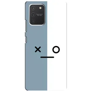 Силиконовые Чехлы (смешные стикеры) для Samsung Galaxy S10 Lite (Серо-белый)