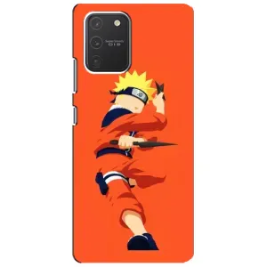 Чехлы с принтом Наруто на Samsung Galaxy S10 Lite (Силуэт Наруто)