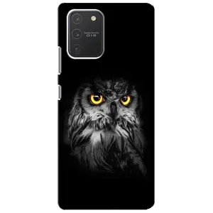 Чохли з принтом СОВИ для Samsung Galaxy S10 Lite (Сова на чорному)