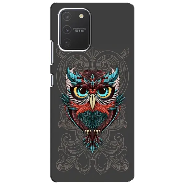 Чехол с рисунком «Сова на сером» для Samsung Galaxy S10 Lite Чехол с рисунком «Сова на сером» для Samsung Galaxy S10 Lite