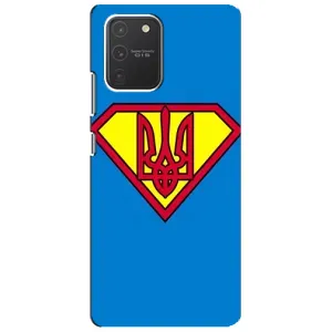 Чехол с картинкой (Патриотический ГЕРБ) на Samsung Galaxy S10 Lite (Super - Герб)