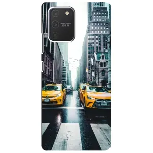 Силиконовый бампер (Работники) на Samsung Galaxy S10 Lite (Такси)