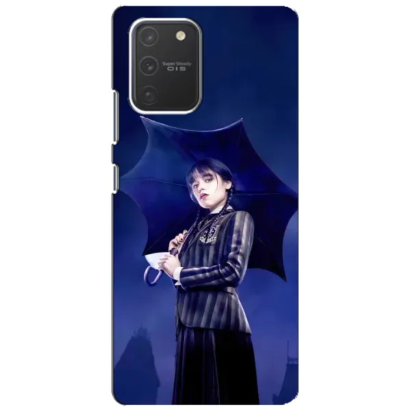 Чехол с рисунком «Уэнсдей с зонтом» для Samsung Galaxy S10 Lite Чехол с рисунком «Уэнсдей с зонтом» для Samsung Galaxy S10 Lite