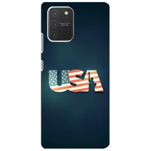Чехол Флаг USA для Samsung Galaxy S10 Lite (USA)