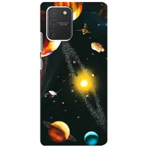 Чехол (ТПУ) с планетами на Samsung Galaxy S10 Lite (Вид с космоса)