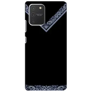 Силиконовый Чехол на Samsung Galaxy S10 Lite (Воротник вышиванки)