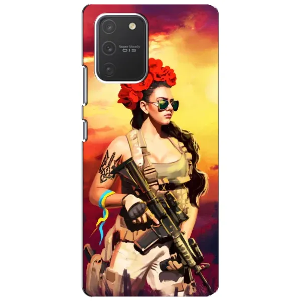 Чехол с рисунком «Женщина солдат» для Samsung Galaxy S10 Lite Чехол с рисунком «Женщина солдат» для Samsung Galaxy S10 Lite