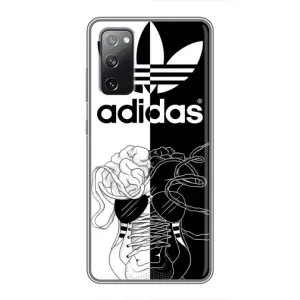 Чехол в стиле "Адидас" для Самсунг С20 ФЕ (Adidas шнурки)