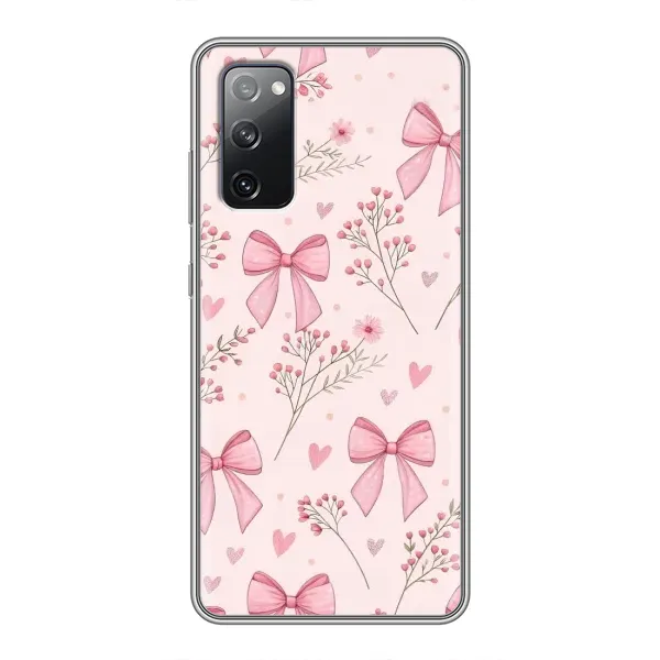 Чехол с рисунком «Банты с цветами» для Samsung Galaxy S20 FE Чехол с рисунком «Банты с цветами» для Samsung Galaxy S20 FE