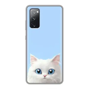Чехол на тематику: Коты для Samsung Galaxy S20 FE (Белый кот)