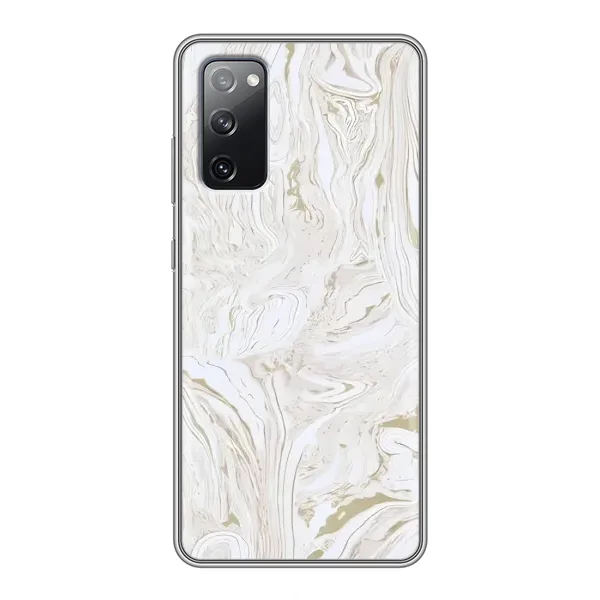 Чехол с рисунком «белый мрамор» для Samsung Galaxy S20 FE Чехол с рисунком «белый мрамор» для Samsung Galaxy S20 FE