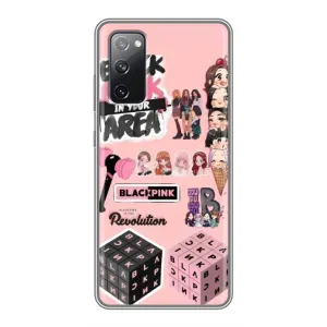 Чехлы с картинкой для Samsung Galaxy S20 FE (BLACK PINK коллаж)