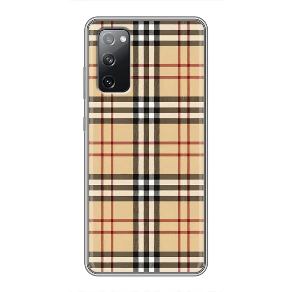 Чехол с рисунком «Burberry стиль» для Samsung Galaxy S20 FE Чехол с рисунком «Burberry стиль» для Samsung Galaxy S20 FE