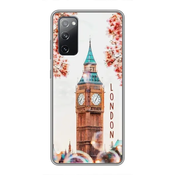 Чехол с рисунком «Часы Лондон» для Samsung Galaxy S20 FE