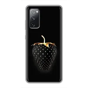 Чохол з зображенням смачної їжі для Samsung Galaxy S20 FE (Чорна полуниця)