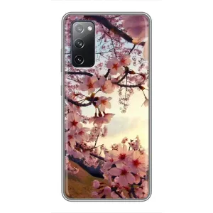 Чехол с принтом САКУРЫ на Samsung Galaxy S20 FE (Цветущая сакура)