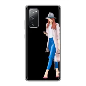 Чохол з картинкою Модні Дівчата Samsung Galaxy S20 FE (Дівчина з телефоном)