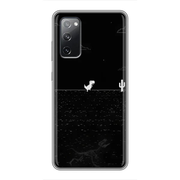 Чехол с рисунком «Динозаврик» для Samsung Galaxy S20 FE Чехол с рисунком «Динозаврик» для Samsung Galaxy S20 FE