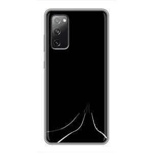Чехол с картинками на черном фоне для Samsung Galaxy S20 FE (Дорога)