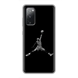 Силиконовый Чехол Nike Air Jordan на Самсунг С20 ФЕ (Джордан)