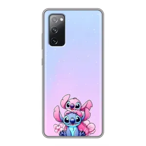 Чохол з малюнком Стіч для Samsung Galaxy S20 FE (Ейнджел і Стіч)