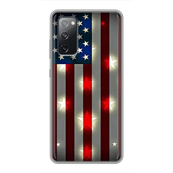 Чехол с рисунком «Флаг США 2» для Samsung Galaxy S20 FE