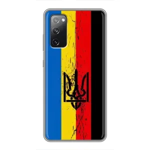 Чехлы УПА (Красно-Чёрный) на Samsung Galaxy S20 FE (Флаг УПА)