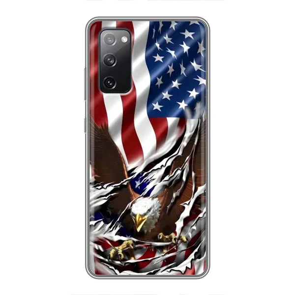 Чехол с рисунком «Флаг USA» для Samsung Galaxy S20 FE