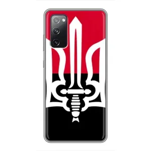 Чехлы УПА (Красно-Чёрный) на Samsung Galaxy S20 FE (Герб Украины)