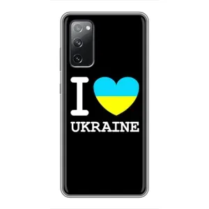 Чехол с Украинской символикой на Самсунг С20 ФЕ (I Love Ukraine)