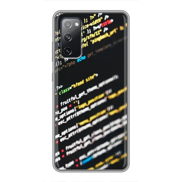 Чехол с рисунком «Код» для Samsung Galaxy S20 FE Чехол с рисунком «Код» для Samsung Galaxy S20 FE