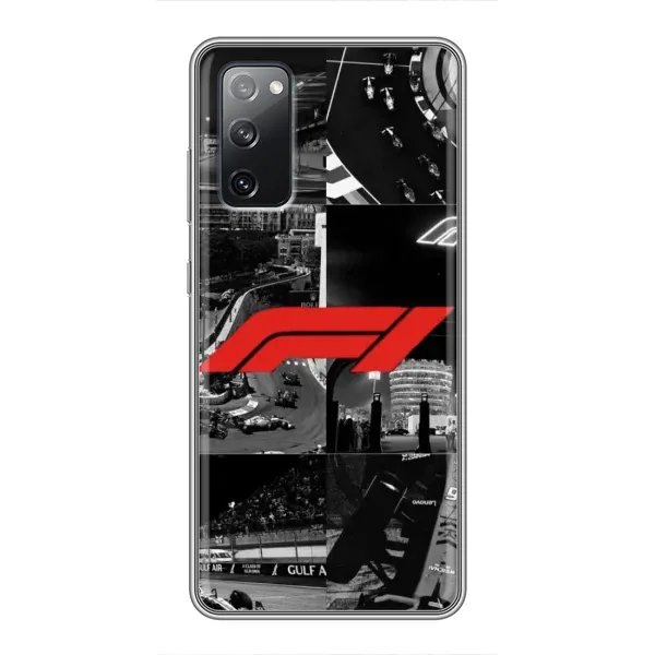 Чехол с рисунком «Коллаж Формула 1» для Samsung Galaxy S20 FE Чехол с рисунком «Коллаж Формула 1» для Samsung Galaxy S20 FE
