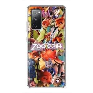 Силіконовий чохол з принтом Зоотрополіс для Samsung Galaxy S20 FE (Колаж героїв)