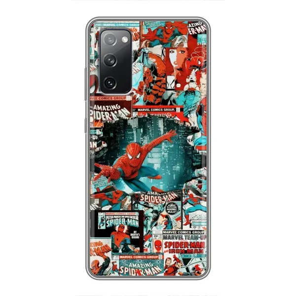 Чехол с рисунком «Комиксы Человек Паук» для Samsung Galaxy S20 FE Чехол с рисунком «Комиксы Человек Паук» для Samsung Galaxy S20 FE