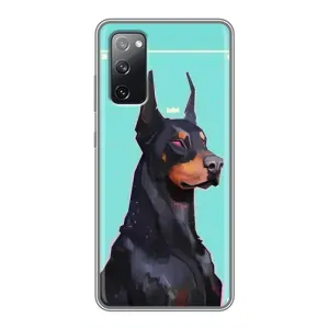 Чехол ДОБЕРМАН для Samsung Galaxy S20 FE (Король доберман)