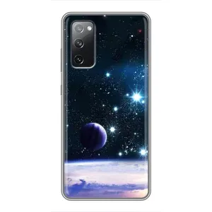 Чехол (ТПУ) с планетами на Samsung Galaxy S20 FE (Космический вид)